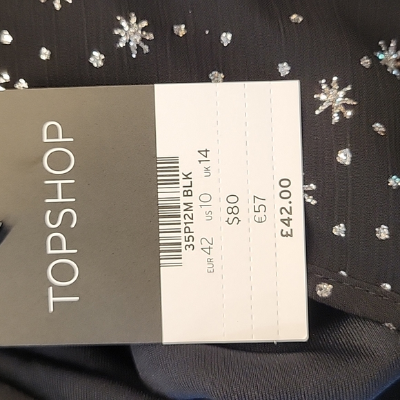 Top Shop star print halter dress - Picture 4 of 4